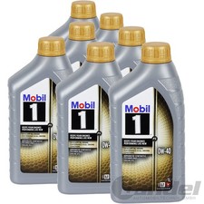 7x 1L Mobil 1 FS 0W40 Olio Motore Adatto per VW 502.00 MB 229.5 Porsche A40 Api