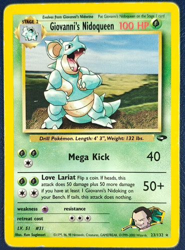 Pokemon giovanni nidoqueen - pokemon,
