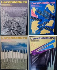lotto 4 riviste L’ARCHITETTURA CRONACHE E STORIA  vedi DESCRIZIONE