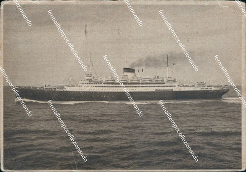 Cl419 cartolina nave vulcania - cl419,