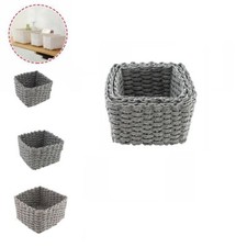 3 CESTINI INTRECCIATI CORDA