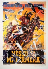 Mimmo Rotella cm 100x70 Prova