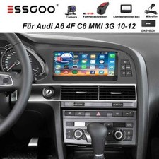 8.8" DAB+ DVR Android Autoradio CarPlay GPS Navi per AUDI A6 C6 MMI 3G 10-12