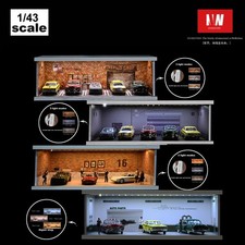 Diorama 1/43 auto garage