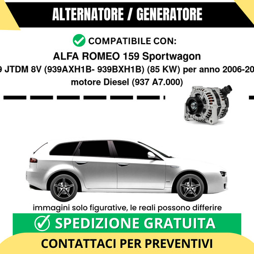 Alternatore alfa romeo - alternatore,