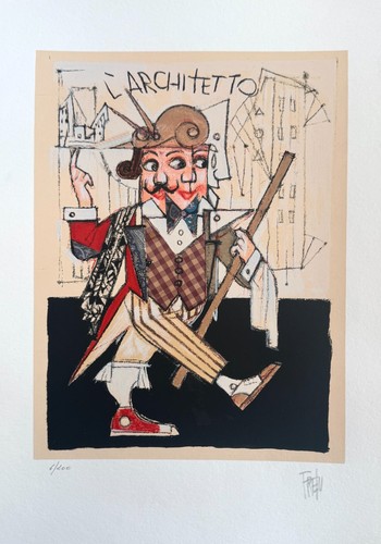 Paolo fresu 50x35 serigrafia - fresu, e