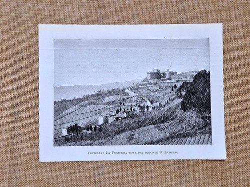 Volterra nel 1903 fortezza - volterra,
