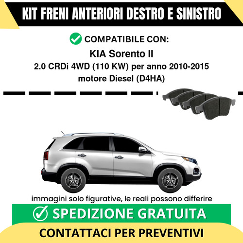 Pastiglie freno anteriori - freno,