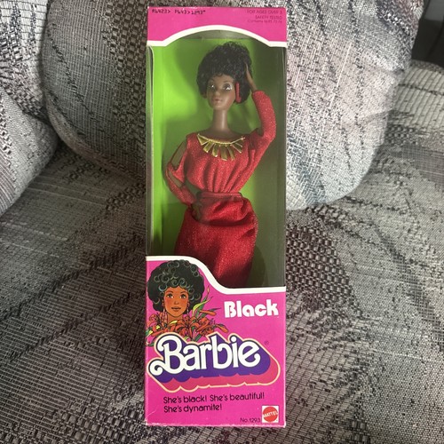 Barbie bambola nera - , vintage