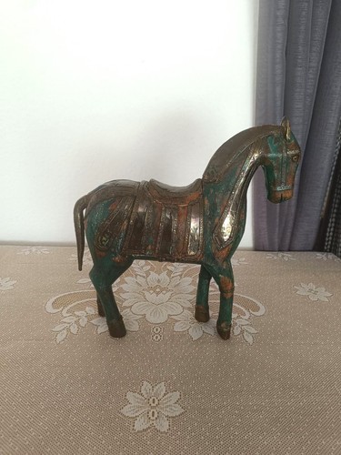Statua cavallo indiano vintage