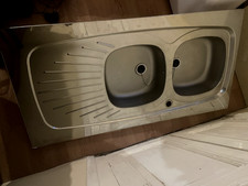 Lavello doppio in inox +