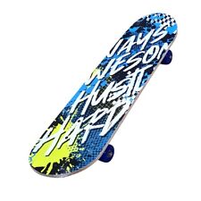 SKATEBOARD SKATE IN LEGNO FANTASIA COLORATO BAMBINI RAGAZZI 70CM 06054