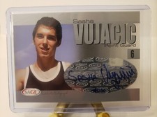2004-05 Sage Basketball Autentico Argento/150 Sasha Vujacic #A36 Rookie Auto RC