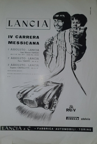Lancia auto carrera messicana - auto,