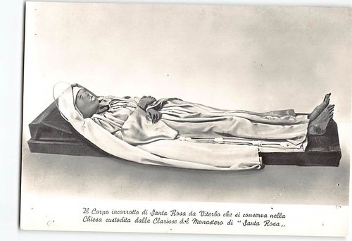 Cartolina corpo incorrotto - corpo, di