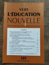 Verso L'Educazione Nuova N°189 Gennaio-Febbraio 1965