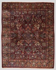 autentico tappeto annodato a mano originale con Certificato 313x243 CM