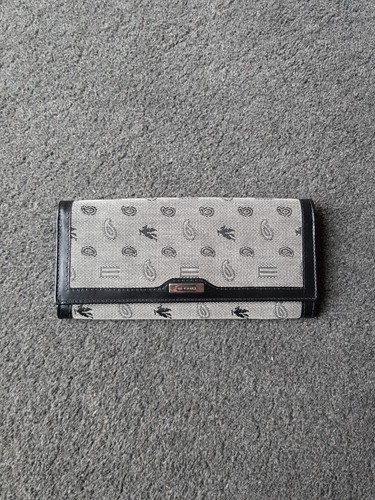 Portafoglio etro canvas grigio - canvas,