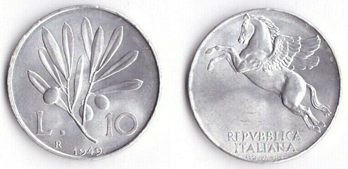 1949 italia lire ulivo - 1949,