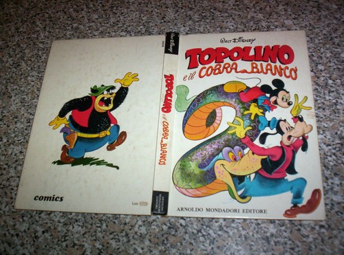 Cartonato topolino il cobra - "topolino,