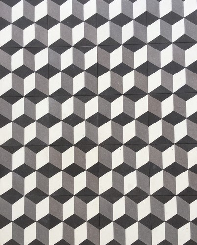 Piastrella 8x8 esagonale