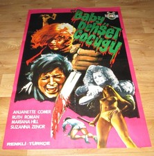 THE BABY 1973 Ted Post HORROR Ruth Roman ORIGINALE 27x40 poster film turco