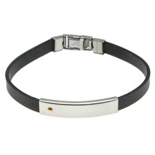 bracciale caucciù gomma uomo