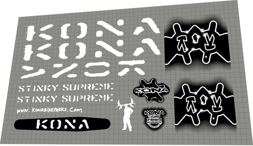 Set decalcomanie kona stinky - decalcomanie,