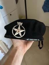 Basco Croce Rossa Italiana Corpo Militare Con Fregio