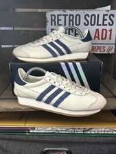 Adidas Originals ® Country OG bianco blu pelle taglia UK 8 2024
