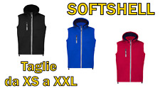 Gilet softshell con cappuccio