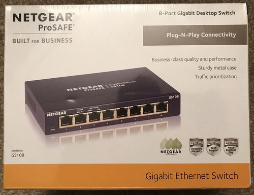 Netgear prosafe gs108 - netgear, 4