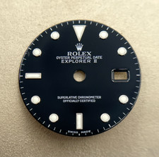 Rolex Explorer II 2 quadrante dial nero " swiss made" luminova black cal. 3185