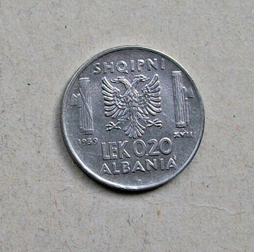 Albania lek 1939 xviii - albania,