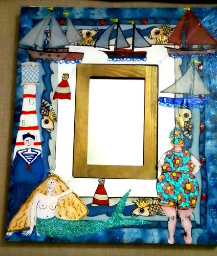Specchio seaside frollics - 'seaside, frollics'