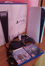 PS5 CONSOLE FAT 825GB WHITE EDITION _ VERSIONE BLU RAY DISC PLAY _ PAL ITA LEGGI