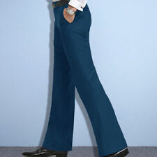 Stivali uomo taglio svasati gamba larga eleganti pantaloni slim fit business danza