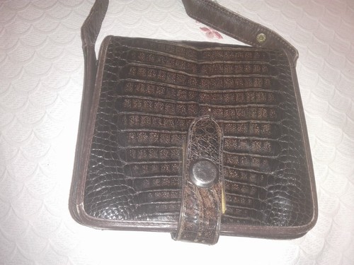 Borsa vintage coccodrillo
