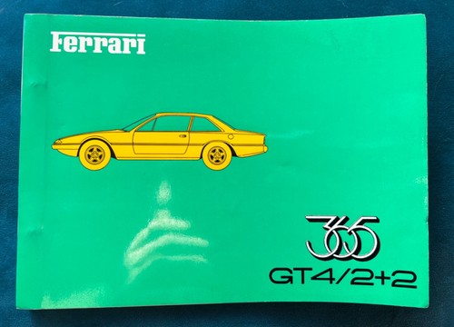 Manuale ricambi ferrari 365 - ferrari,