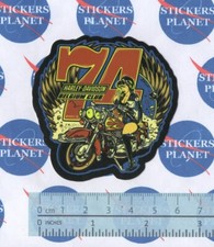 ADESIVO STICKER VINTAGE TUNING AUFKLEBER AUTOCOLLANT HARLEY DAVIDSON 74 BELGIUM