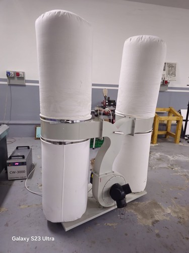 Aspiratrucioli doppio per cnc - aspiratrucioli,