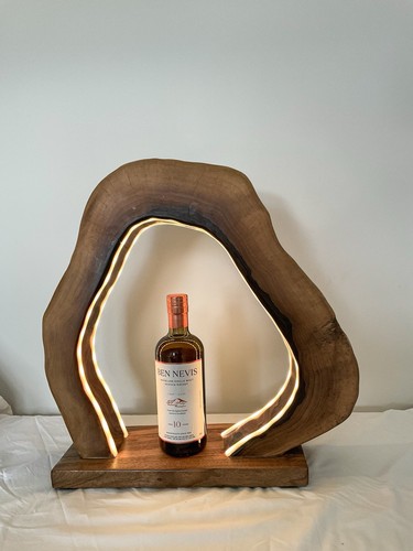 Fetta portabiscotti legno noce