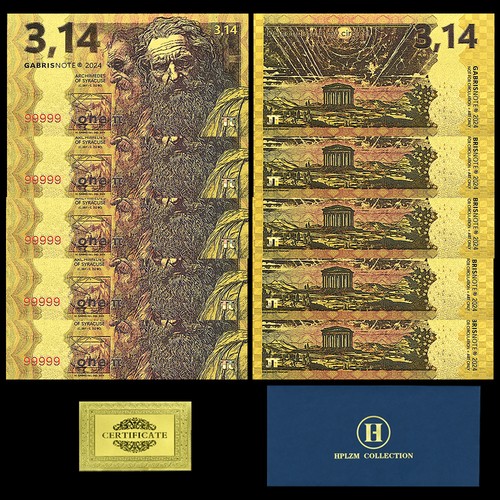 Banconota 10pz 14 lamina - 10pz, pi
