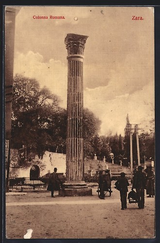 Zara colonna romana postcard - colonna,