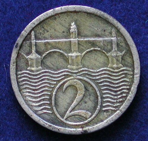 Moneta coin czech repubblica - moneta,