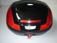 BAULETTO NERO LUCIDO ORIGINALE APRILIA MOTO SCOOTER CON PIASTRA MONOLOCK 47 LT