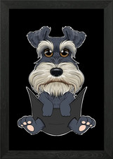Quadro miniatura schnauzer - quadro,