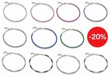 Bracciale Tennis Donna Acciaio