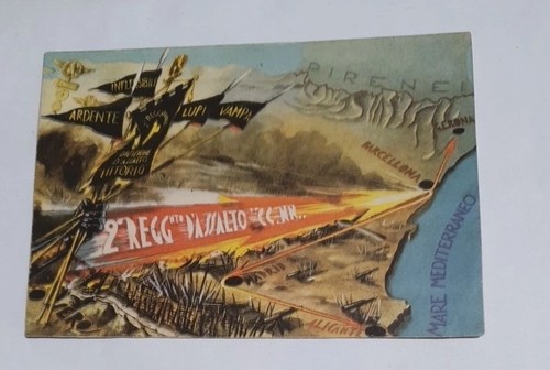 Cartolina militare illustrata - cartolina,