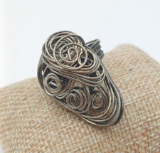 ANELLO MODERNO METALLO  - MATERIALE DI RECUPERO